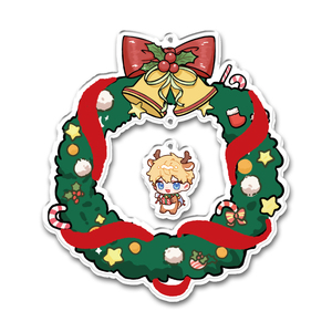 Custom Cartoon Keychain Shaker Sh Wholesale Made of Plastic Acrylic Epoxy Material Waterproof Lightweight Round Shape