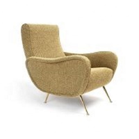 Poltrona Reclinabile Estensibile Convertibile in Tessuto - Divano Stile Europeo per Soggiorno, Officina, Magazzino e Sala da Pranzo Made in Italy