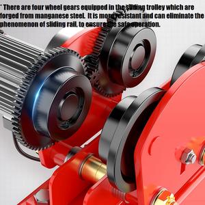 Chine usine conception câble en acier palan électrique standard silicium acier rotor corde <span class=keywords><strong>poulie</strong></span> palan - Product Image 5