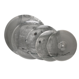 Cymbales Tongxiang en alliage d'argent poli à faible volume pour batterie, avec Hi-hat 14'', Crash 16'', Crash 18'', Ride 20'' - Product Image 1