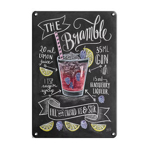 Glace froide <span class=keywords><strong>Cocktail</strong></span> décor mur <span class=keywords><strong>bar</strong></span> artisanat ancienne impression rétro signe vip salon Vintage métal affiche logo étain voiture plaque Offre Spéciale - Product Image 4