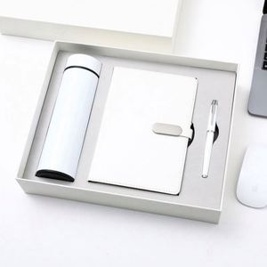 Wholesale Promotional A5 Classic Leather Business PU <b>Journal</b> Diary Custom Office Pu Leather Notebook and Pen Set - Product Image 1