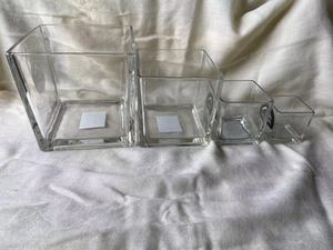 Vaso quadrato in vetro trasparente da 15*15cm <span class=keywords><strong>per</strong></span> matrimonio ufficio e decorazioni <span class=keywords><strong>per</strong></span> la casa eventi <span class=keywords><strong>per</strong></span> feste fiore e terrario con candela portacolori vaso cubo - Product Image 6