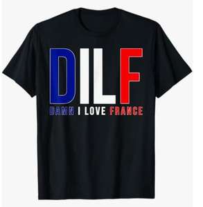 T-shirt personnalisé avec le nouveau drapeau français, T-shirt cadeau avec le drapeau national, T-shirt avec le drapeau national <span class=keywords><strong>de</strong></span> l'île - Product Image 1
