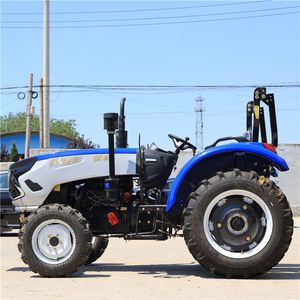 รถแทรกเตอร์50HP ใช้เพื่อการเกษตร90HP 70HP ราคาถูกตามมาตรฐานการปล่อยก๊าซขับเคลื่อนสี่ล้อ - Product Image 6