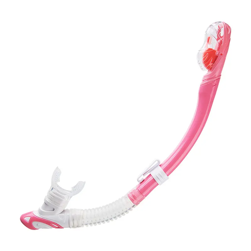 Conception professionnelle Ondulé Tuyau Embout En Silicone Portable Fermoir Tube Respiratoire Plongée Scuba Plein Sec Plongée Tuba