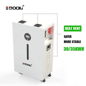 30KWH 51.2V 500AH Rack-<b>Mounted</b> Hybrid Grid Home Energy Storage <b>Battery</b> 10-20KW Multi-Air Cooling LCD Touch Customizable - Product Image 2