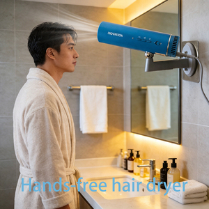 Secador de Pelo de Alta Velocidad INOVAXION sin Aspas, con Iones Negativos, Manos Libres, para Niños, Mujeres Embarazadas y Personas Mayores - Uso en Hoteles - Product Image 3