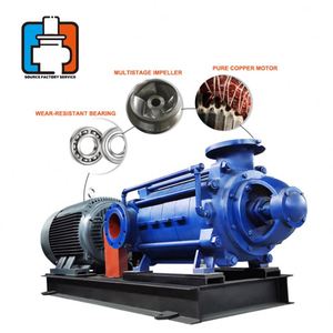 Pompes industrielles multi-étages électriques en acier inoxydable haute efficacité 220 V, 380 V, longue portée, 2000 CV - Product Image 5