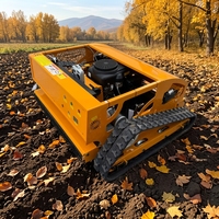 Tondeuse à fléaux automotrice télécommandée, type chenille, largeur de coupe 1000 mm, hybride diesel-électrique, 12-15 CV, professionnelle, 4 temps