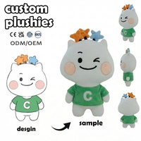 Produsen Mainan Boneka Kustom, Boneka Kucing Tersenyum Lembut, Maskot Acara Olahraga, Boneka Beruang Gummy Empuk, Mainan Hewan Boneka Kustom
