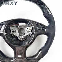 Le volant en fibre de carbone LED sport personnalisé convient à BMW E46 E53 E39