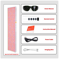 Ideatherapy RLPRO1200 Serie RLPRO Panel de Terapia de Luz Roja de 8 Longitudes de Onda Panel de Terapia de Luz Roja para Cuerpo Completo
