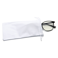 Boîte à lunettes personnalisée avec logo, étui sur mesure avec logo, emballage, chiffon de nettoyage pour lunettes, sac pochette populaire