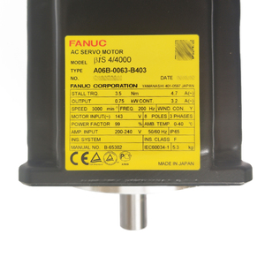 A06B-0063-B403 Nuevo Motor Servo AC Original FANUC - Product Image 3