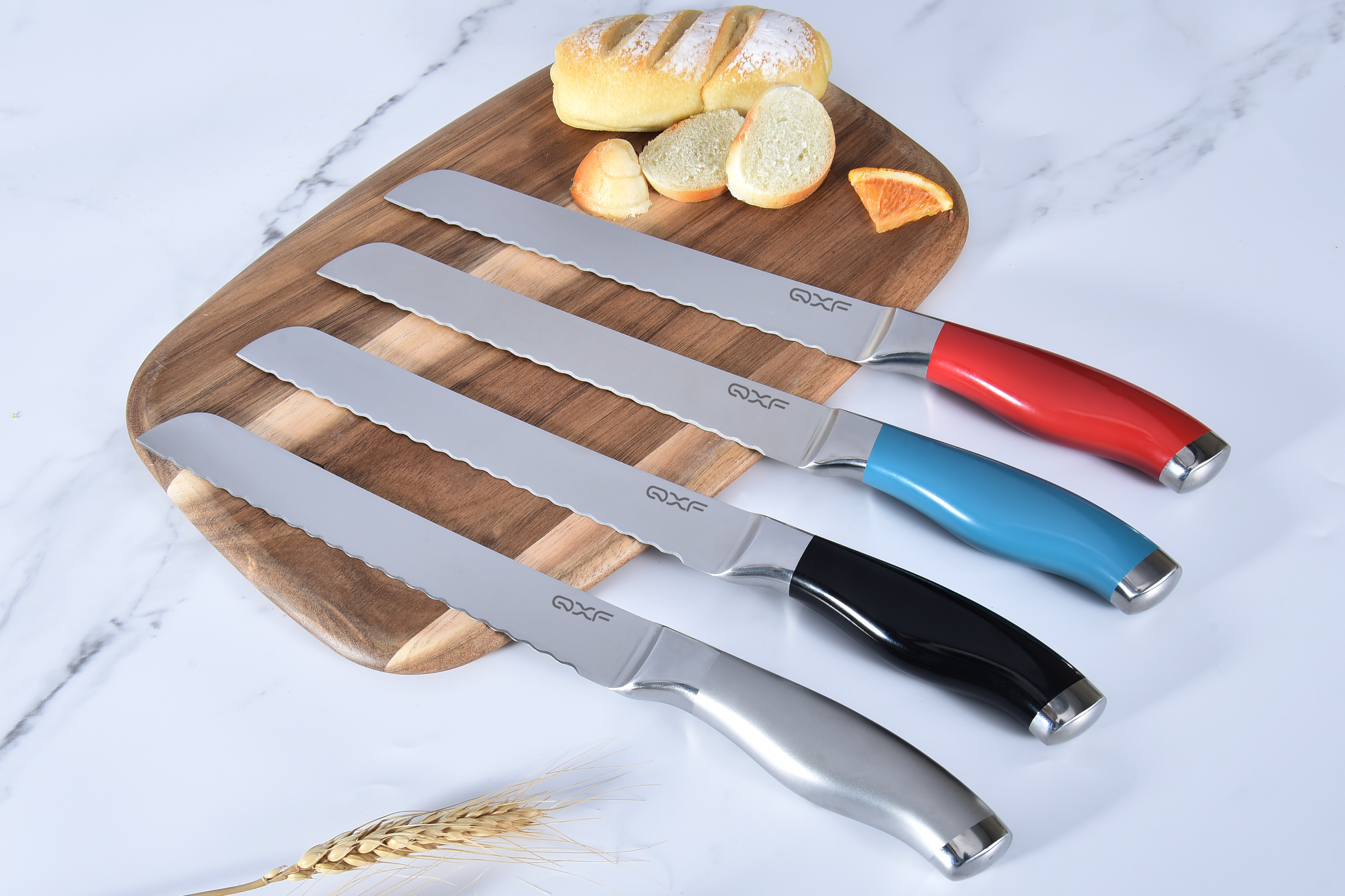 selling cold stainless steel serrated kitchen knife bread knife