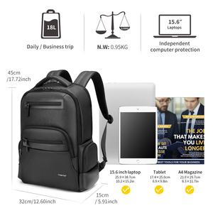 Mochila Antifurto Tigernu para Laptop de 15,6 Polegadas, Mochila de Viagem Impermeável, Bolsas Escolares Masculinas, Bolsas de Bagagem para Homens - Product Image 3