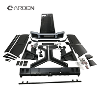 Pour Mercedes Classe G W463 Kit Carrosserie B-BRABUS G500 G55 G63 Capot Fibre de Carbone Pare-chocs Aileron Arrière BBS850
