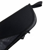 Sac de transport tactique souple à cadre externe, style national, étanche, 48 pouces, avec fermeture éclair, en velours, bandoulière arquée, polyester
