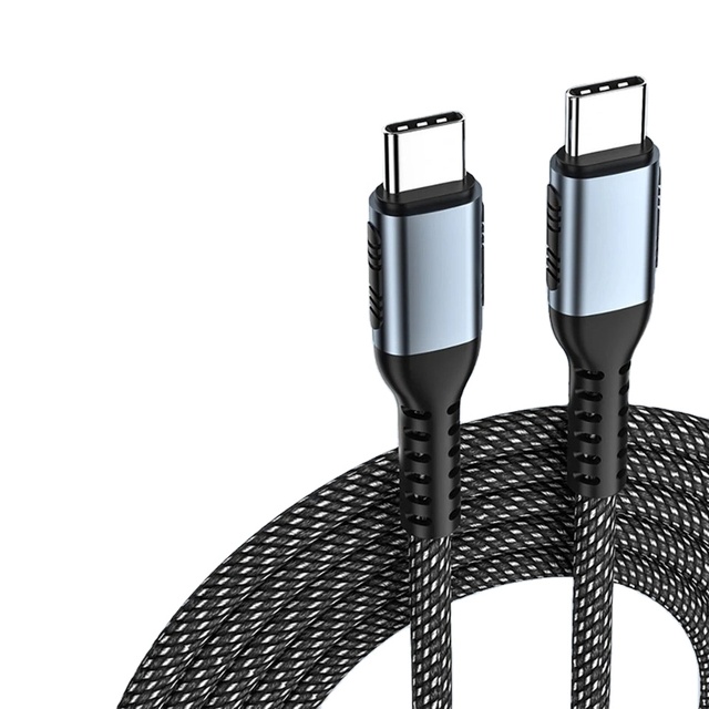 2M 6A Fast-Charging PD 240W USB-C Cable with Braid Shielding & Smart Chip for iPhone