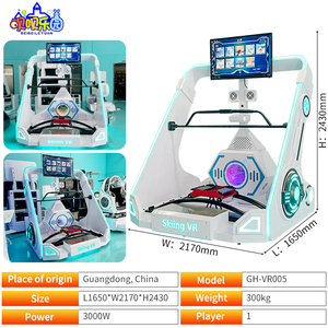 Simulateur de <span class=keywords><strong>ski</strong></span> immersif VR commercial pour intérieur avec structure métallique pour parcs d'attractions et salles de jeux - Product Image 5
