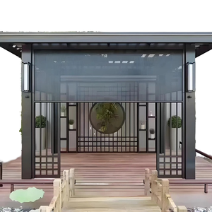 Pergole Prefabbricate dal Design Moderno in Alluminio Pergolato Padiglione Veranda Struttura Ombreggiante da Esterno per Villa e Giardino - Product Image 4