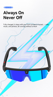 Gafas de Sol Deportivas Inteligentes OEM V7 con Video 1080P, Resistentes al Agua IPX-5, Control Táctil, Asistente de IA, Reproductor de Música, Función de Contestar Llamadas, Gafas para Ciclismo