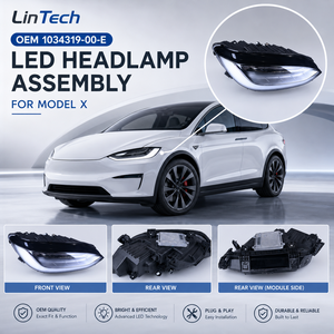 ชุดไฟหน้า LED LinTech รุ่น 1034319-00-E ประสิทธิภาพสูง ทนทานต่อแรงกระแทก สำหรับรถยนต์รุ่น X จุดเด่นในการขาย คุณภาพเทียบเท่าอะไหล่แท้ - Product Image 1