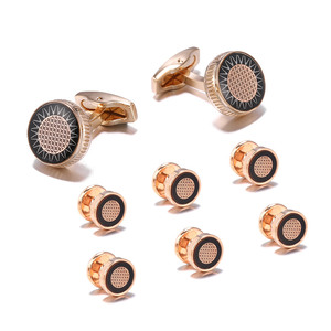 Contenitore di Regalo di lusso D'<span class=keywords><strong>argento</strong></span> Del Polsino Pulsante di Sei 6 Set Tuxedo abiti Maniche <span class=keywords><strong>Gemelli</strong></span> Tuxedo Stud per L'<span class=keywords><strong>uomo</strong></span> - Product Image 5
