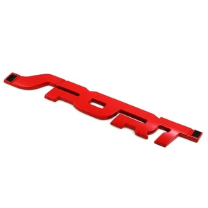 Calcomanía de Metal 3D para maletero de coche, logotipo de la palabra, insignia, deporte de carreras, cromado, negro/plateado - Product Image 4