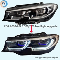 Pour BMW G20 G28 Laser Phare 2019 2020 2021 2022 LED Phare Mise À Niveau G81 BMW Série 3 M340i 320d M340d G21 I3 I3s Voiture Lumière