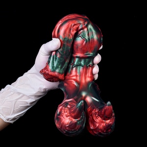 NNSX 10 Inches Long Horse <b>Dildo</b> Anal Plug Clit g Spot Stimulator Animal Horse <b>Dildo</b> Dog Knot Sex Toys for Woman Masturbation - Product Image 5
