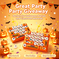 Clavier mécanique anti-stress créatif et mignon pour Halloween, 26 touches, jouet anti-stress, porte-clés, pendentif pour sac à dos, cadeau promotionnel