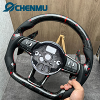 Volant en fibre de carbone forgé de haute qualité personnalisé pour VW Volkswagen Golf 4 5 6 6R 7 7R 7.5 8 MK4 8 7 6 5 GTI GTD GTE Polo