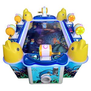 Nueva máquina de pesca para niños de interior, sala de juegos para 6 personas para padres e hijos, joystick, empujador de monedas - Product Image 6