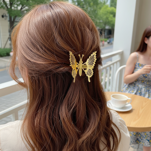 Vendita calda di tendenza stile coreano con perline strass perline forcine per capelli clip a scatto per decorazione di capelli da donna accessori all'ingrosso - Product Image 3