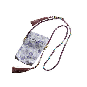 Bolso para Teléfono de Brocado Estilo Chino, con Borlas Tradicionales, Bandolera Pequeña, Monedero, Estilo Hanfu, Primavera 2026 - Product Image 5