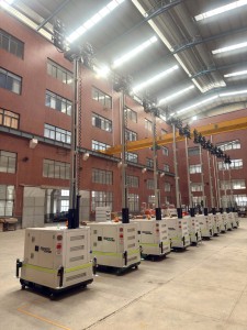 4x350 wát <span class=keywords><strong>LED</strong></span> ánh sáng tháp Máy phát điện diesel di động làm việc ánh sáng khai thác mỏ sân vận động đường Úc tiêu chuẩn - Product Image 3