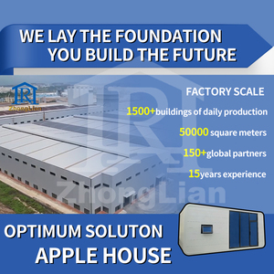 Structure en acier préfabriquée mobile polyvalente, Casas Apple House, avec un design moderne, des panneaux respirants et des panneaux sandwich - Product Image 3