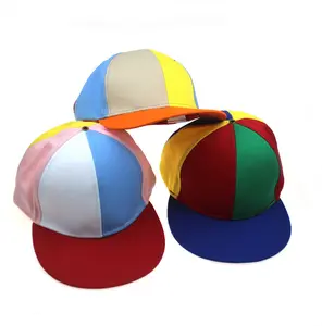 새로운 스타일 모듬 색상 스트리트 조커 힙합 플랫 모자 야구 모자 도매 멀티 컬러 스냅백 캡