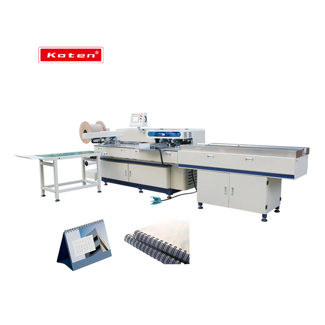High Quality Full Automatic Spiral Notebook Making Machine Spiral Notebook Maker