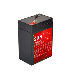 Gddn ups oem odm 6v4ah ups ללא תחזוקה עמיד למים נטענת עופרת חומצה סוללה נשלפת