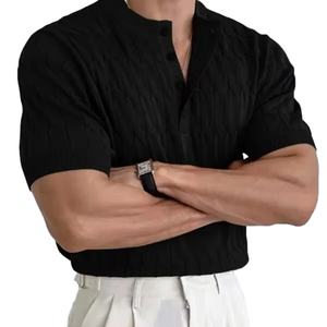 Proveedores de Camisetas en China, Estilo de Moda Popular, Camisetas Retro con Estampado Urbano, Camisetas Personalizadas para Hombre, Camisetas Lisas con Cuello Redondo - Product Image 3