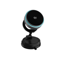 Nouvel Arrivage OEM 2025 – Support de Téléphone Magnétique pour Voiture avec Refroidissement Semi-conducteur, Chargeur de Voiture Sans Fil .2, Lumière RGB, Type-C 15W
