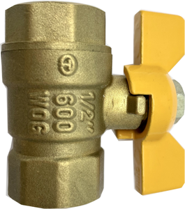 <span class=keywords><strong>Ningbo</strong></span> Texoon Port penuh warna kuningan perempuan G * perempuan G bola kuningan katup dengan pegangan vinil kupu-kupu benang BSPT ISO 228 - Product Image 2