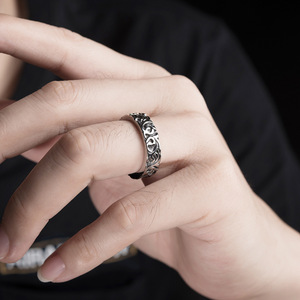 Großhandel Edelstahl Ringe für Männer Alter Reim <span class=keywords><strong>Ring</strong></span> Thai Silber Matt <span class=keywords><strong>Plain</strong></span> Titan Stahl Persönlichkeit <span class=keywords><strong>Ring</strong></span> Herren schmuck - Product Image 6