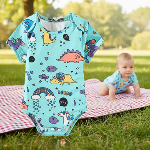 Body a Triangolo per Neonati Unisex in Tinta Unita, Certificato OEKO-TEX, Vendita all'Ingrosso Transfrontaliera - Product Image 1