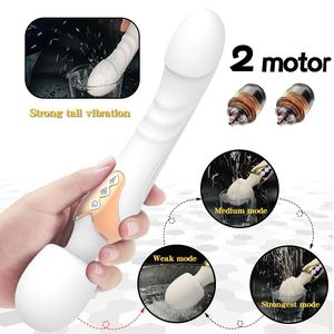 Vibratore Massaggiatore AV in TPE per Adulti, Impermeabile al 100%, Sensazione Realistica, per Punto G e Clitoride - Vendita all'Ingrosso - Product Image 2