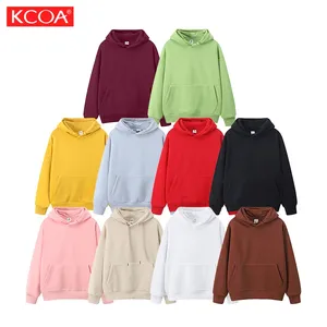 Manufacturers High Quality Unisex Premium Blank Plain Plus Size Hoodie Sweatshirts