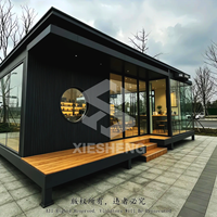 Quiosco de Comida Portátil Modular Personalizado de Fábrica, Contenedor de Acero Prefabricado de 20 Pies para Exteriores con Ventana de Servicio